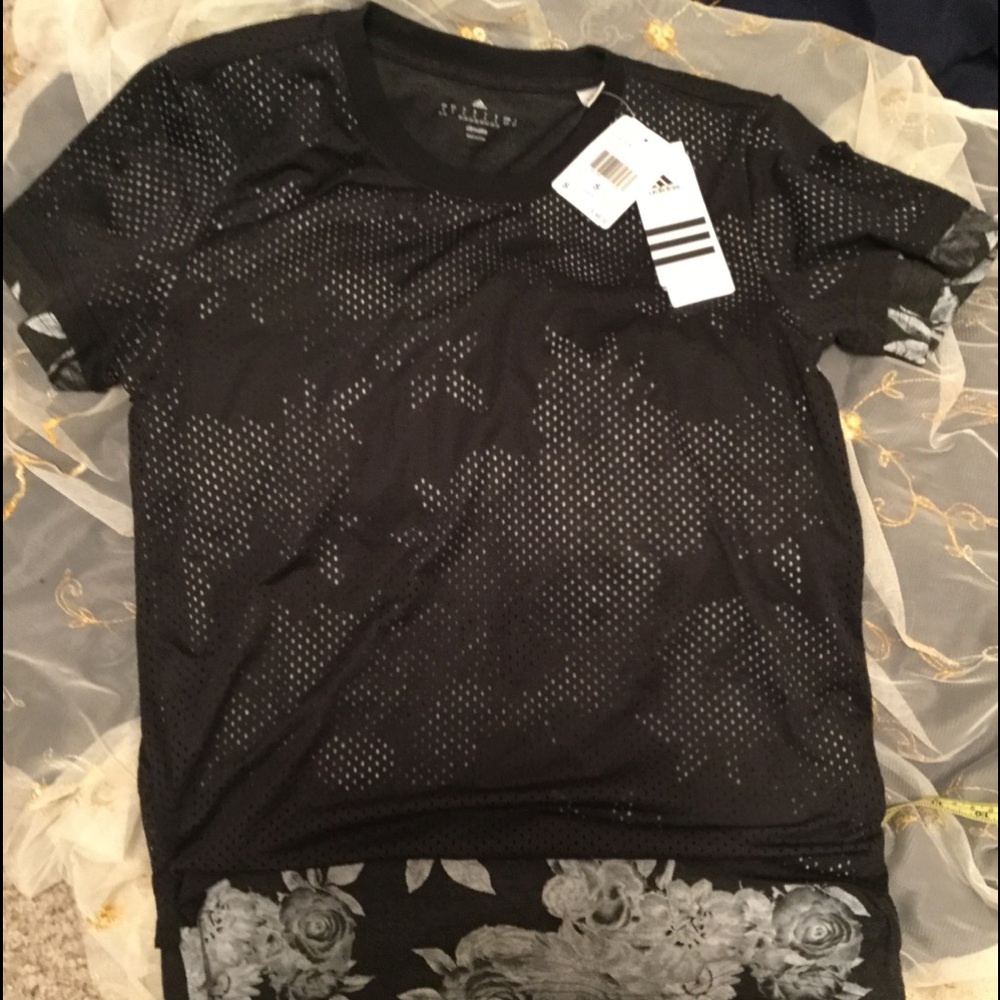 NWT Adidas 2-layer climalite Top Size small